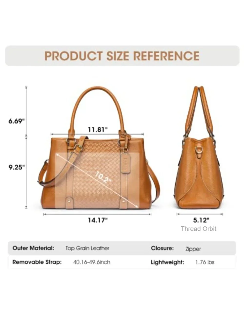 Top Grain Pebbled Cowhide Leather Hobo Bag with Top Handle and Crossbody Strap